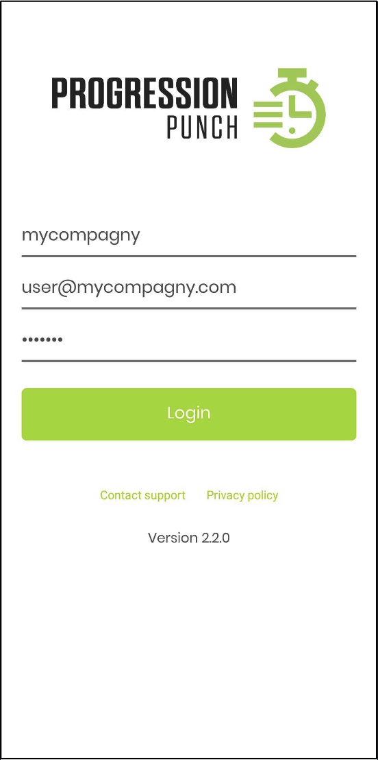 How to connect to ProgressionPUNCH